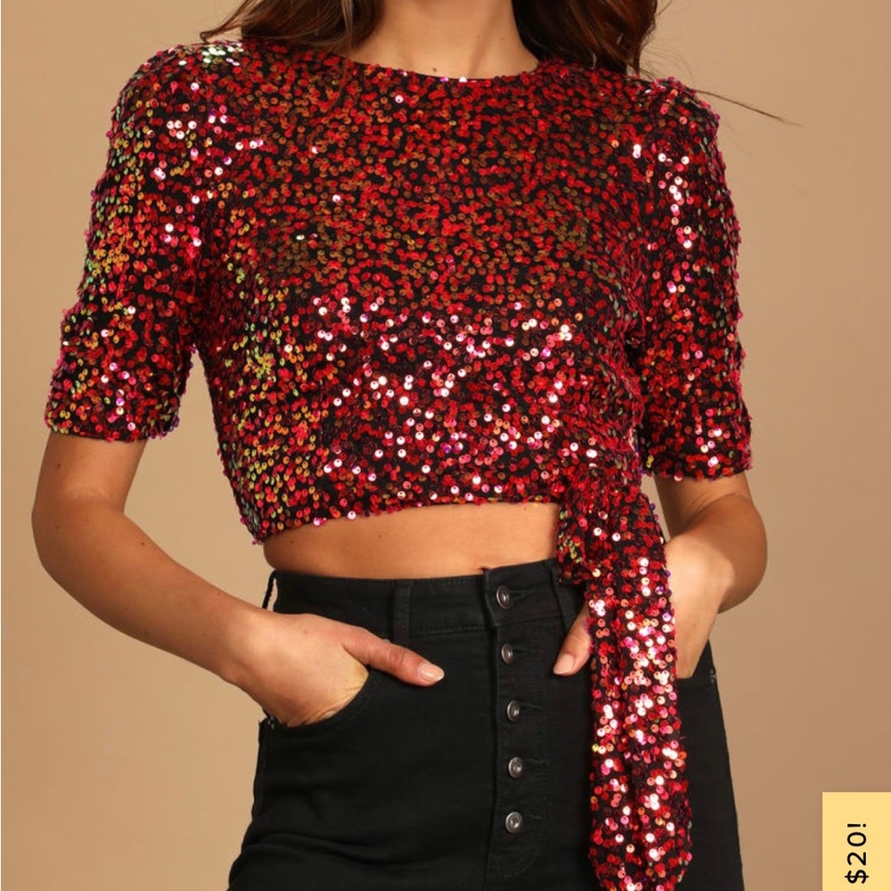 Sequin top
